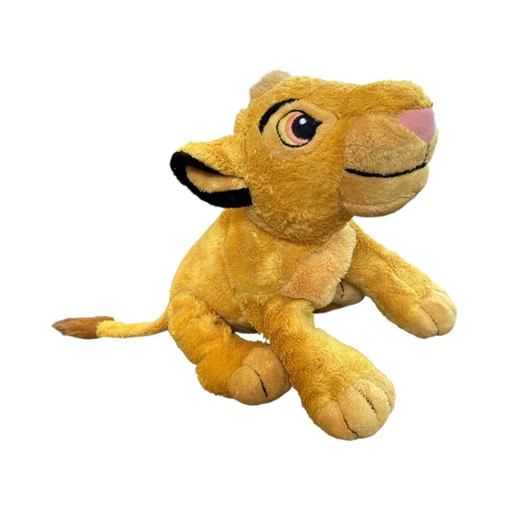 Disney Lion King Simba‎ Plush Set 2 Stuffed Animal Yellow Vintage Toy